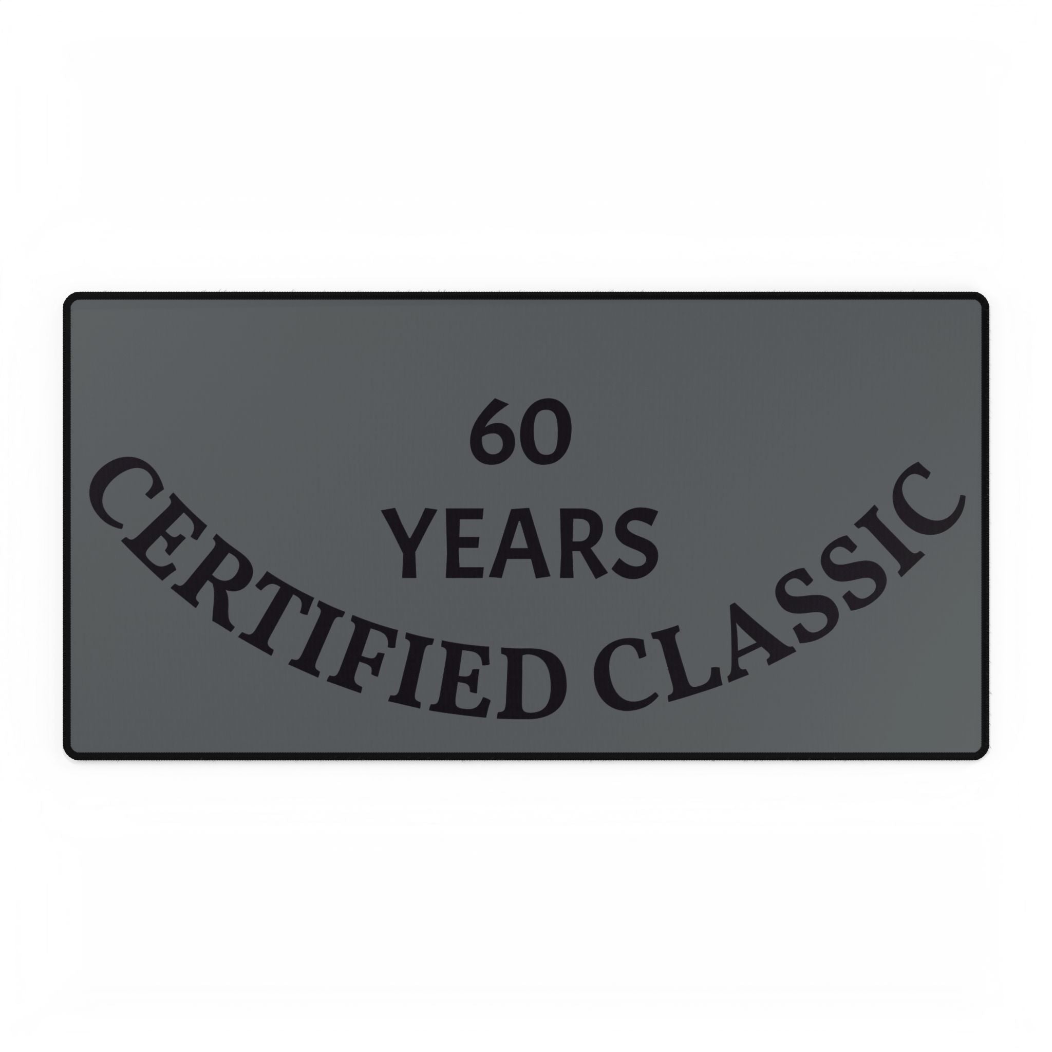 60 Years Certified Classic Desk Mat — Anniversary Gaming/Office Mouse Pad